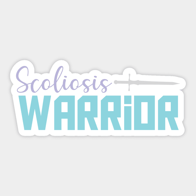 Scoliosis Warrior Sticker by Pixel Paragon